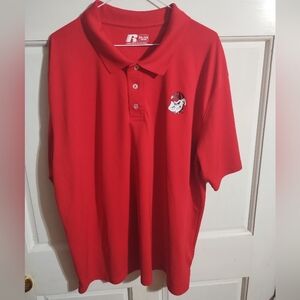 GEORGIA Bulldogs Men’s Polo Shirt Russell Athletic Nwot 2XL